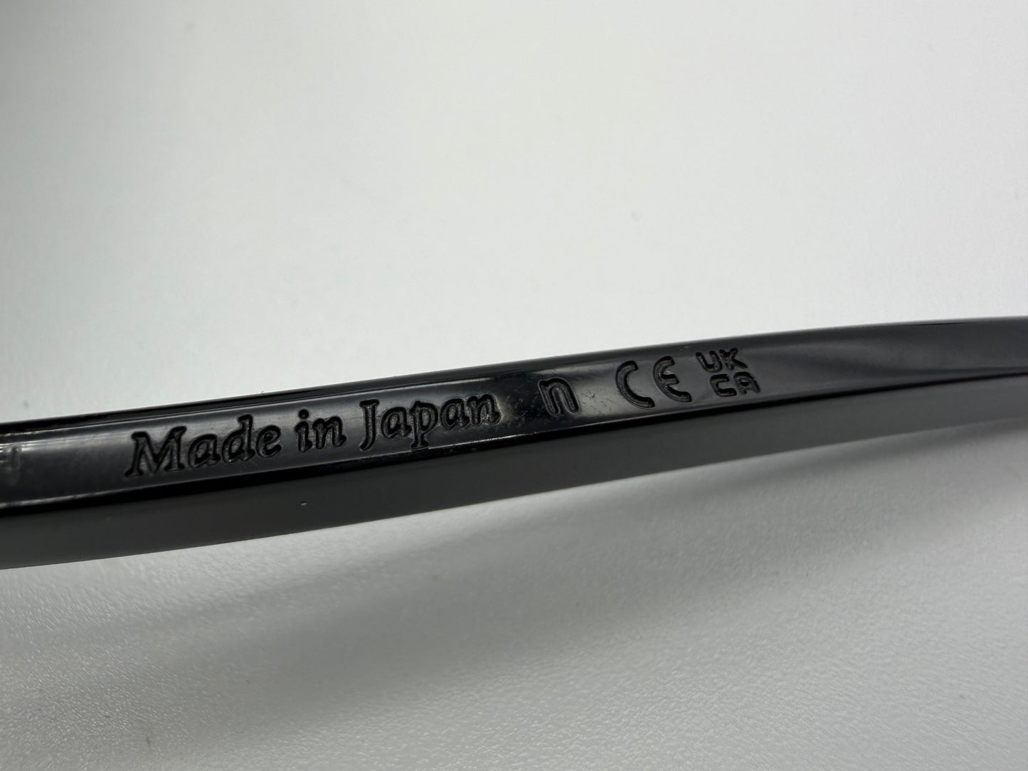 Oliver Peoples Estin 58mm Black Acetate / Midnight Express Polarized Crystal Lens Japan Preowned