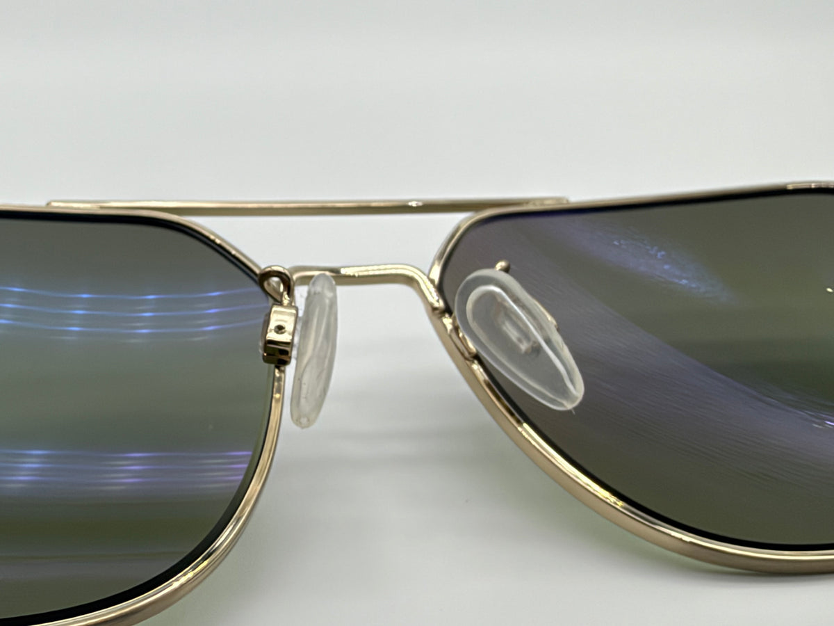 Oliver Peoples R-17 Roger Federer 58mm Brushed Gold / Forest Gradient OV 1377S 52452A Italy NEW