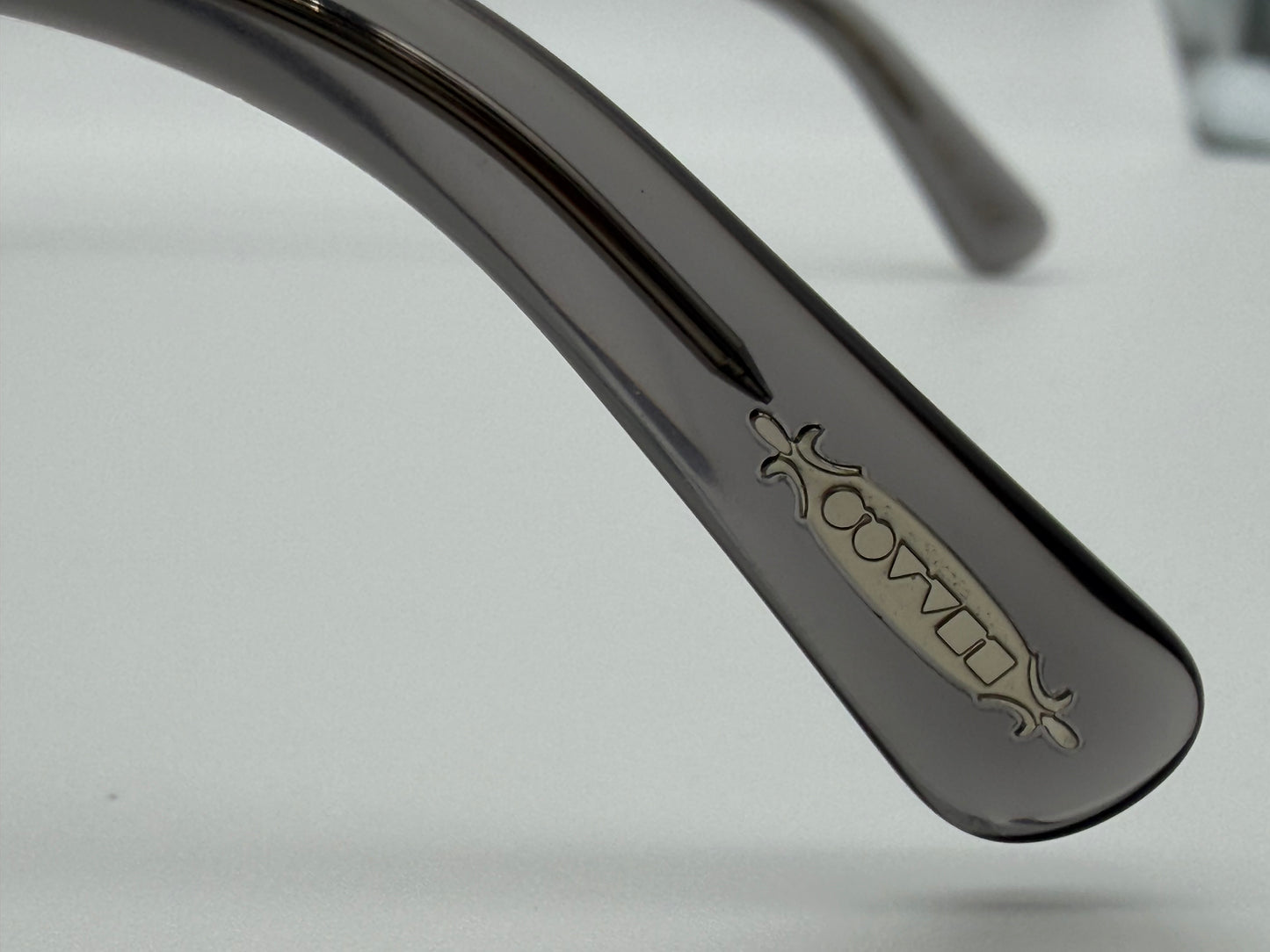 Oliver Peoples Sheldrake Metal 54mm OV 1179 s 52286G Brushed Gunmetal  / Silver Mirror Lens Preowned