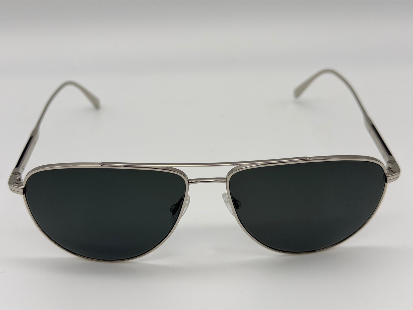 Oliver Peoples Brunello Cucinelli Disoriano 58mm  Silver / Midnight Express Polarized OV 1301S 5036P2 Polarized Italy Preowned