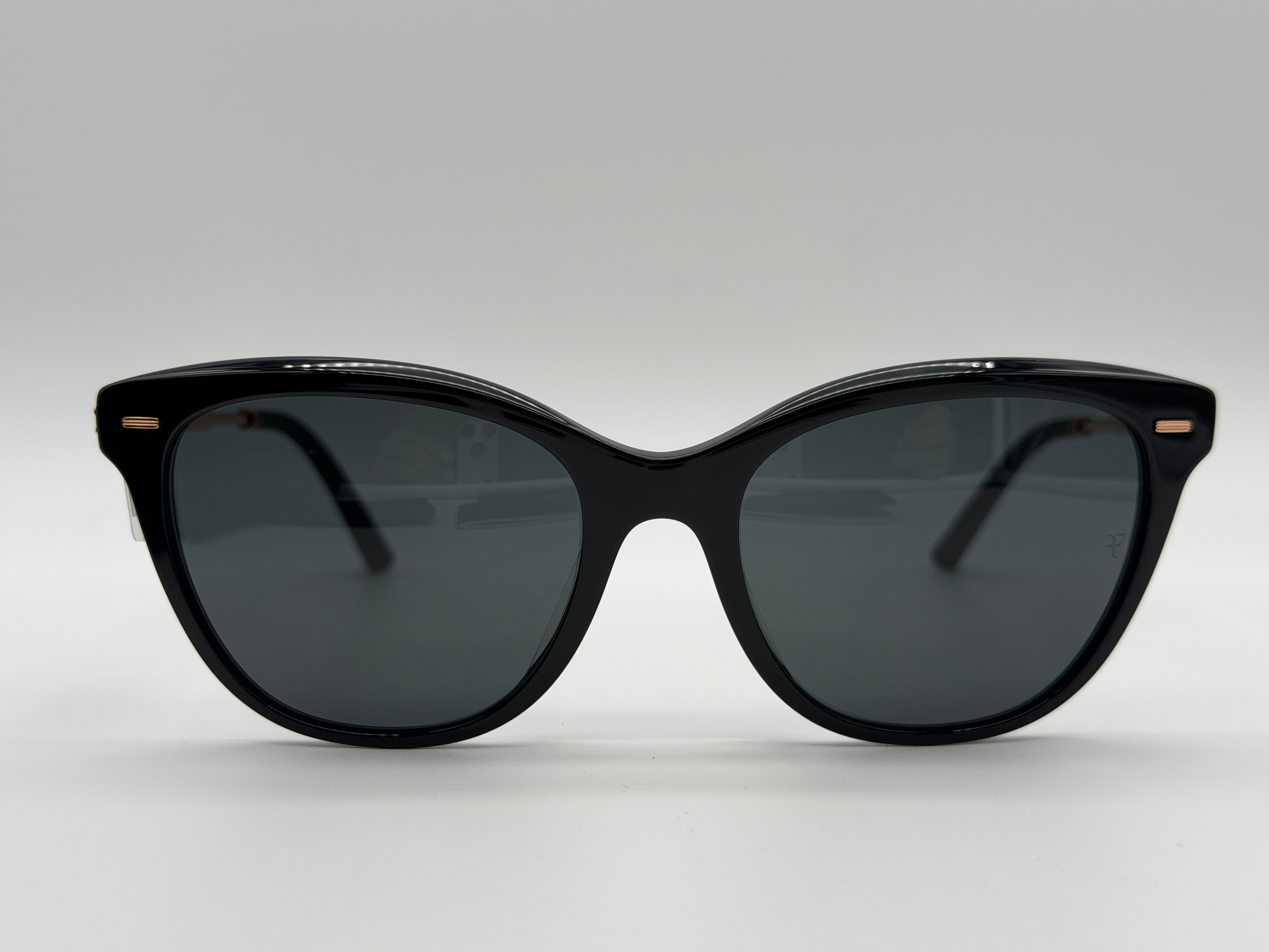 Oliver Peoples Mrs. Federer 55mm Black Acetate / Dark Slate Nxt OV