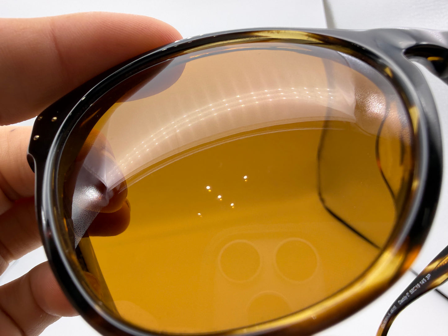 Oliver Peoples Daddy B 58mm Cocobolo Brown Polarized Sunglasses OV5091S 4815 Japan Preowned