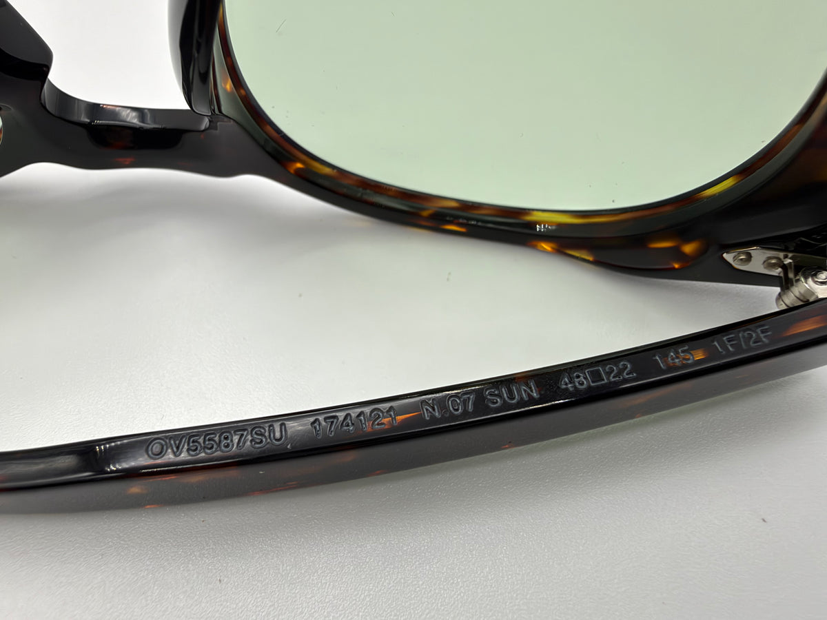 Oliver Peoples N.07 SUN Atago Tortoise / Fern Wash to Dark Crystal Photochromic OV 5587SU Japan New