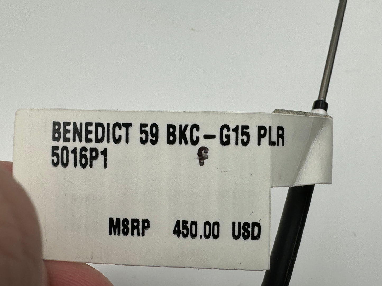 Oliver Peoples Benedict 59mm OV 1002 5016 / P1 Black / G 15 VFX Polarized NEW missing original case and box