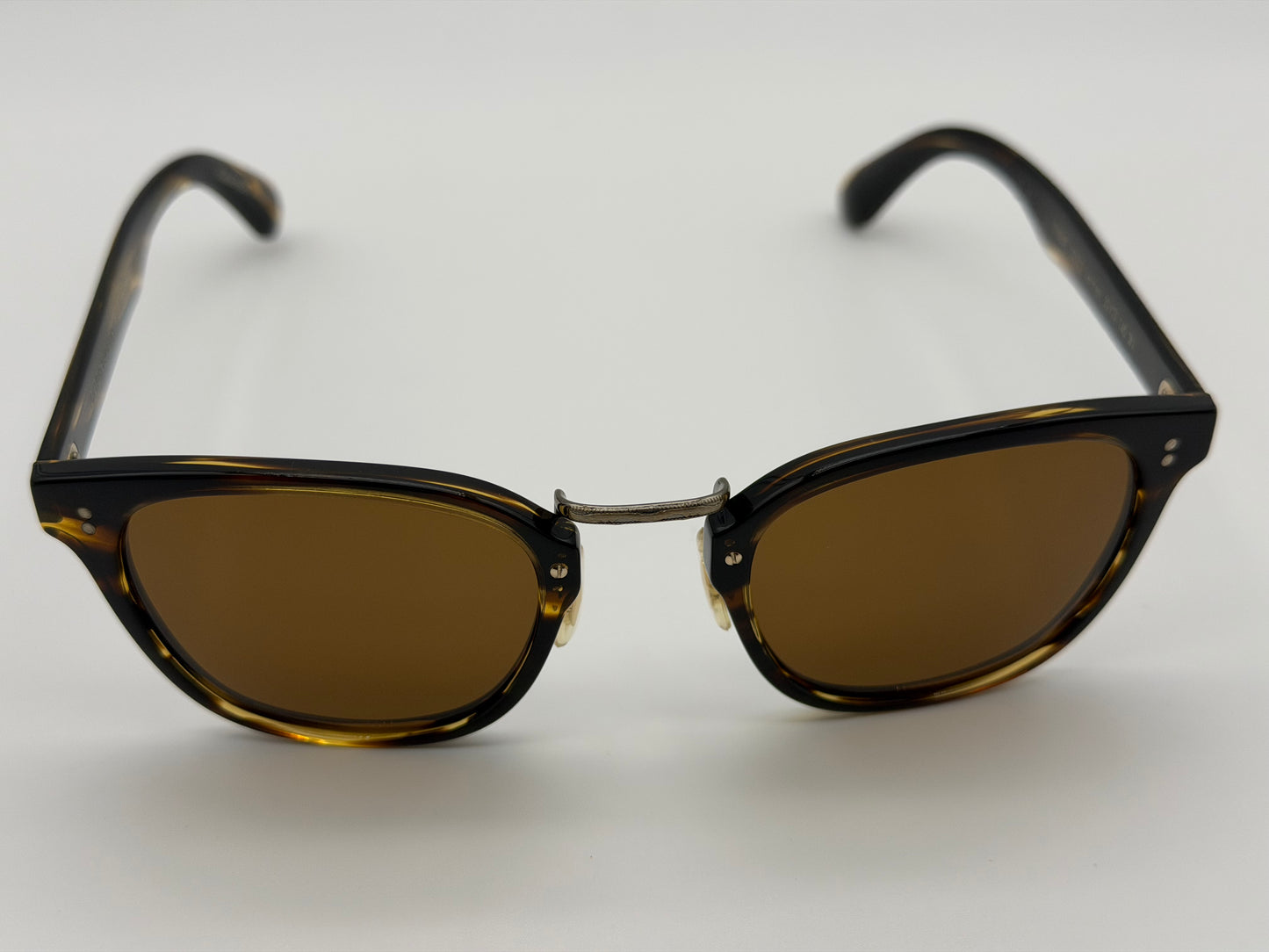 OLiver Peoples Lerner 50mm OV 5369S 100353 COCOBOLO / Brown Glass Italy Preowned