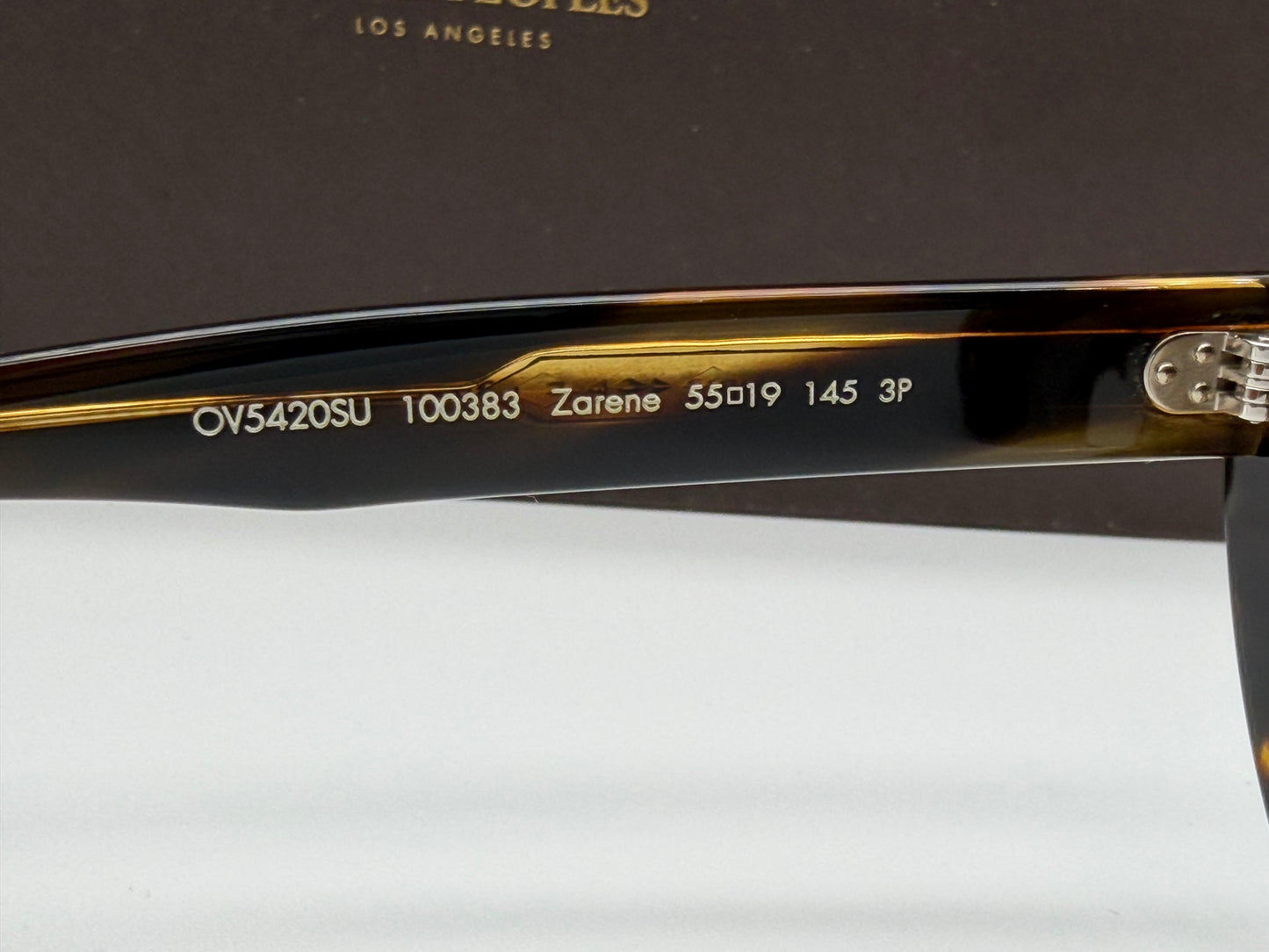 Oliver Peoples Zarene 55mm Cocobolo / Brown Polarized OV 5420 SU 100383 Italy NEW