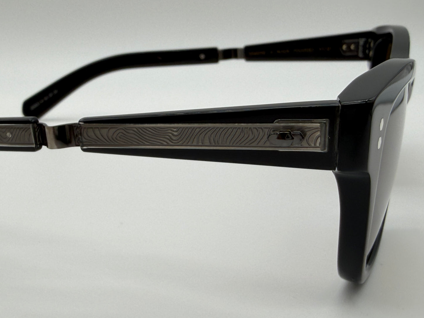 Mr. Leight 51mm Damone S Black Gunmetal / Mojave Brown Polarized Japan NEW