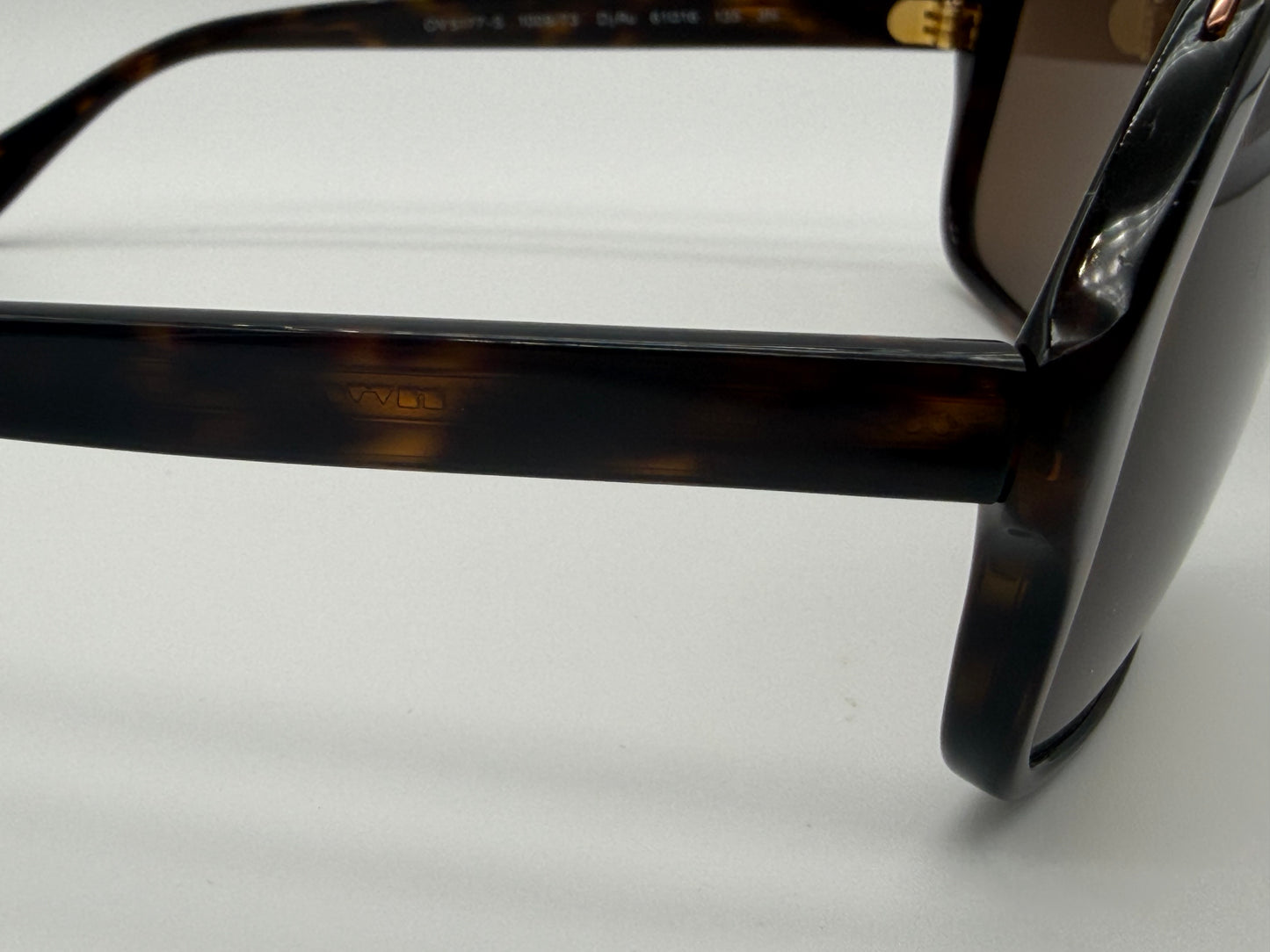 Oliver Peoples Dj Au 61mm Dark Tortoise / Brown OV 5177s 1009/73 Itlay Preowned
