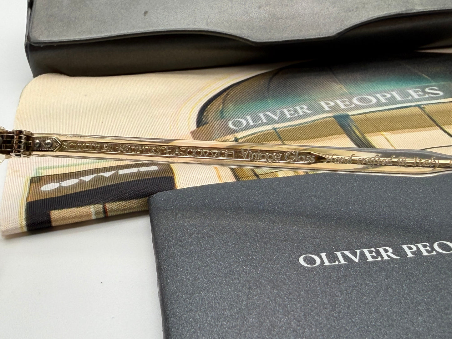 Oliver Peoples 48mm OV 5314SU DELRAY SUN 1094W4 BUFF / Blue Used Read Description