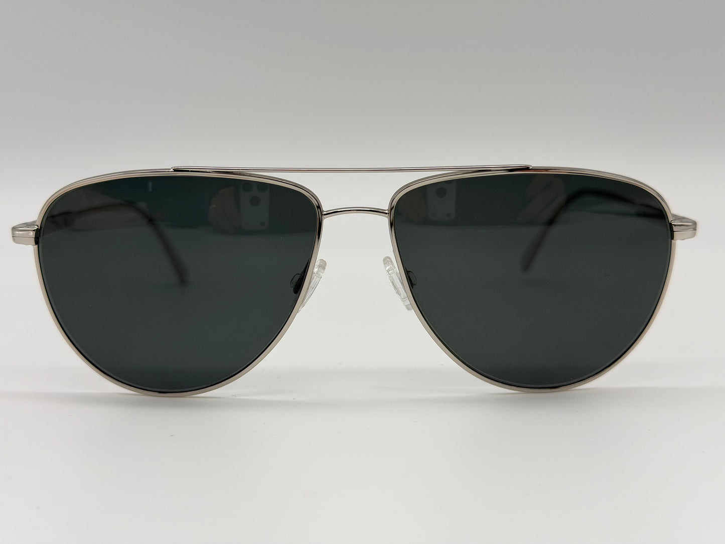 Oliver Peoples Brunello Cucinelli Disoriano 58mm  Silver / Midnight Express Polarized OV 1301S 5036P2 Polarized Italy Preowned