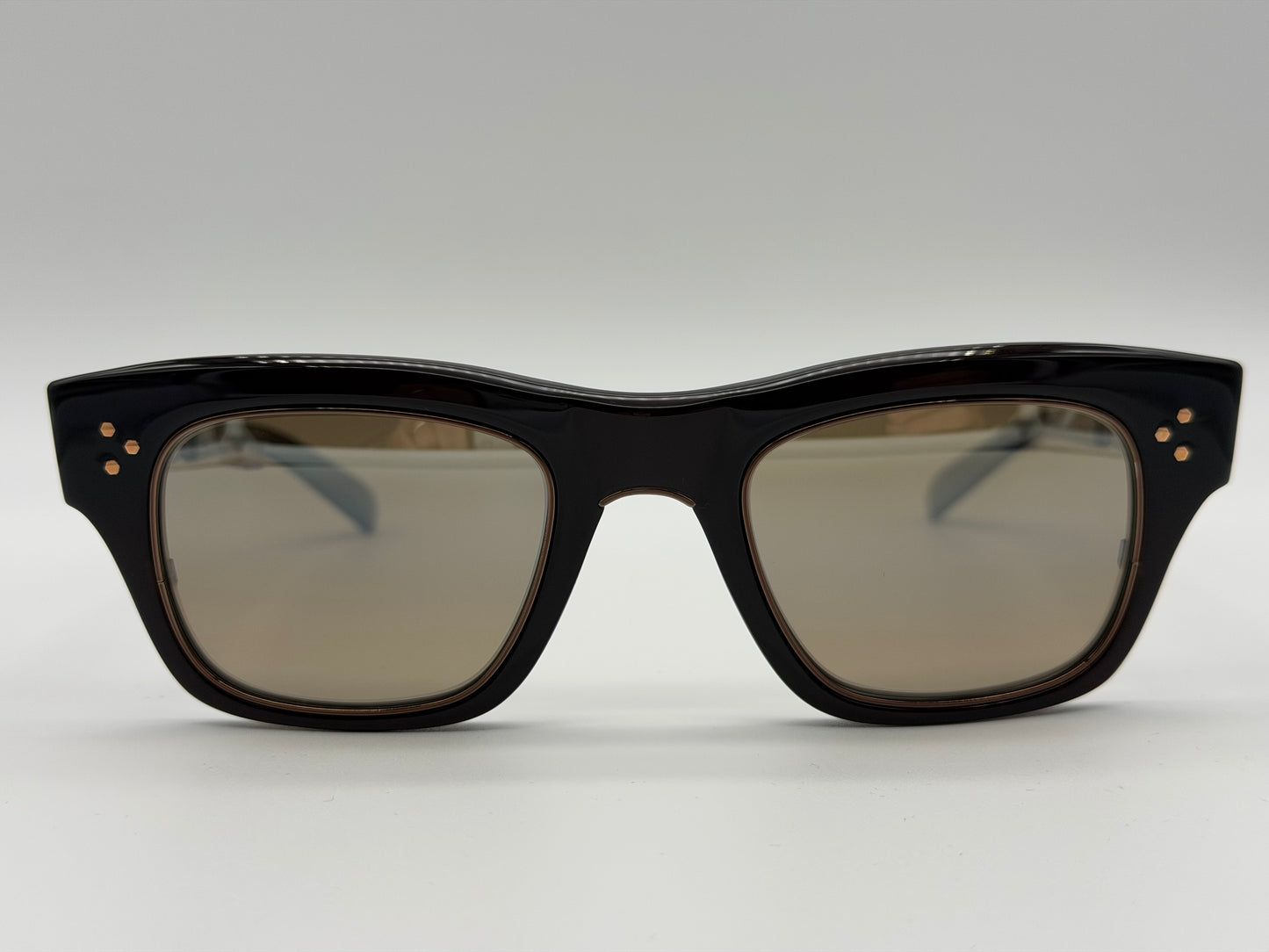 Mr. Leight GO S 48mm Chocolate Gold / Cognac Polarized Japan NEW