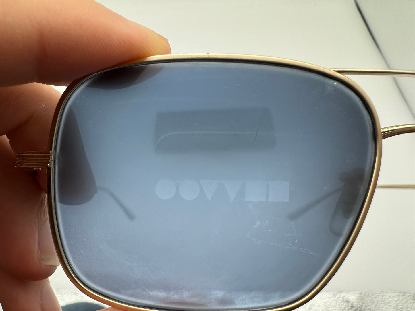 Oliver Peoples × THE ROW VICTORY LA 54mm Gold Blue Gradient OV1246ST 5292Q8