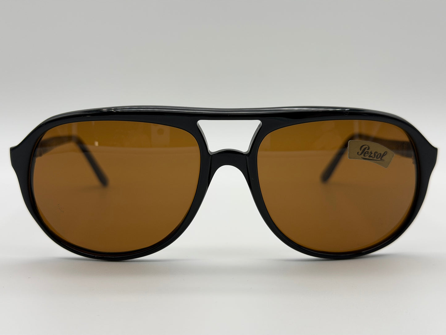 Persol RATTI Vintage 56mm Aviator Black / Brown 93135