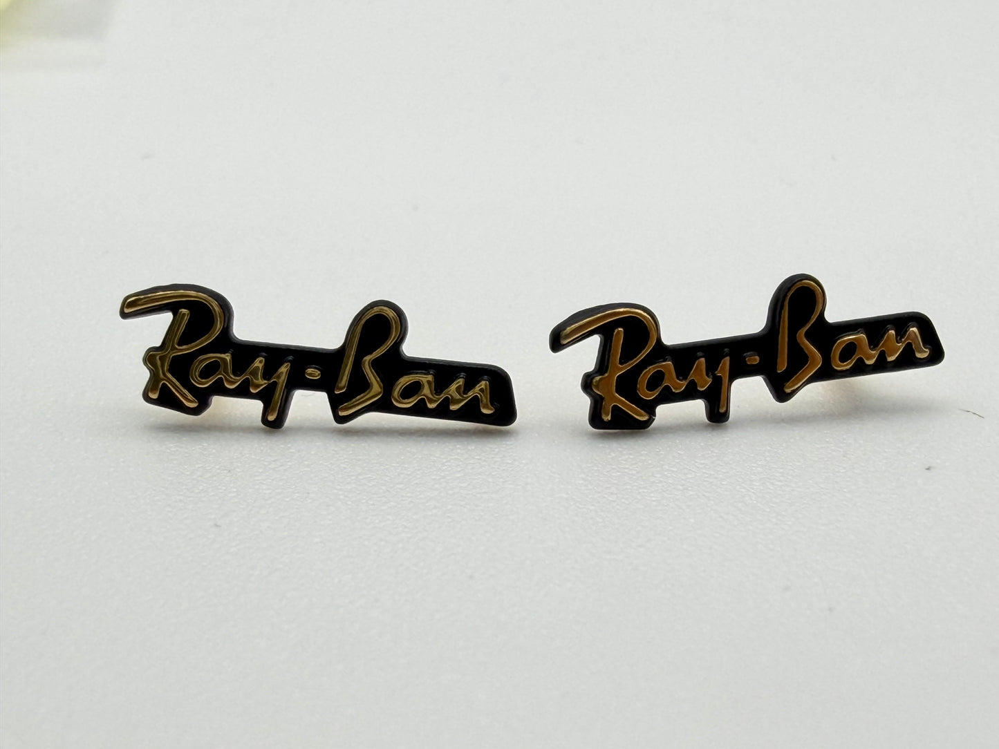 Ray-Ban RB4175 Clubmaster Oversized Replacement Gold  Written Decoration Icon Logo OEM