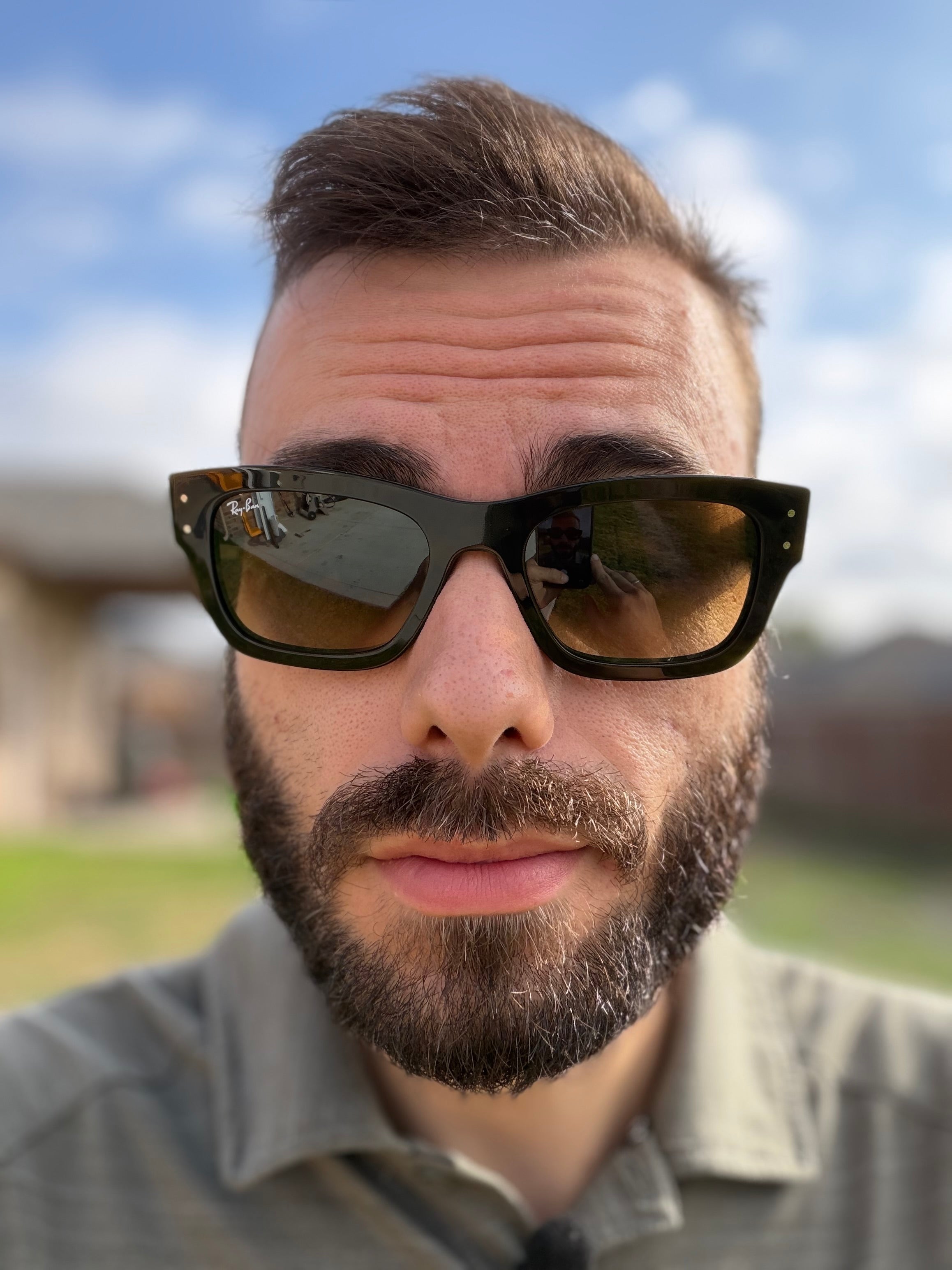 Ray-Ban サングラス Ray-Ban Joseph 55mm RB 7683 s Stripped Brown / Brown Gradient