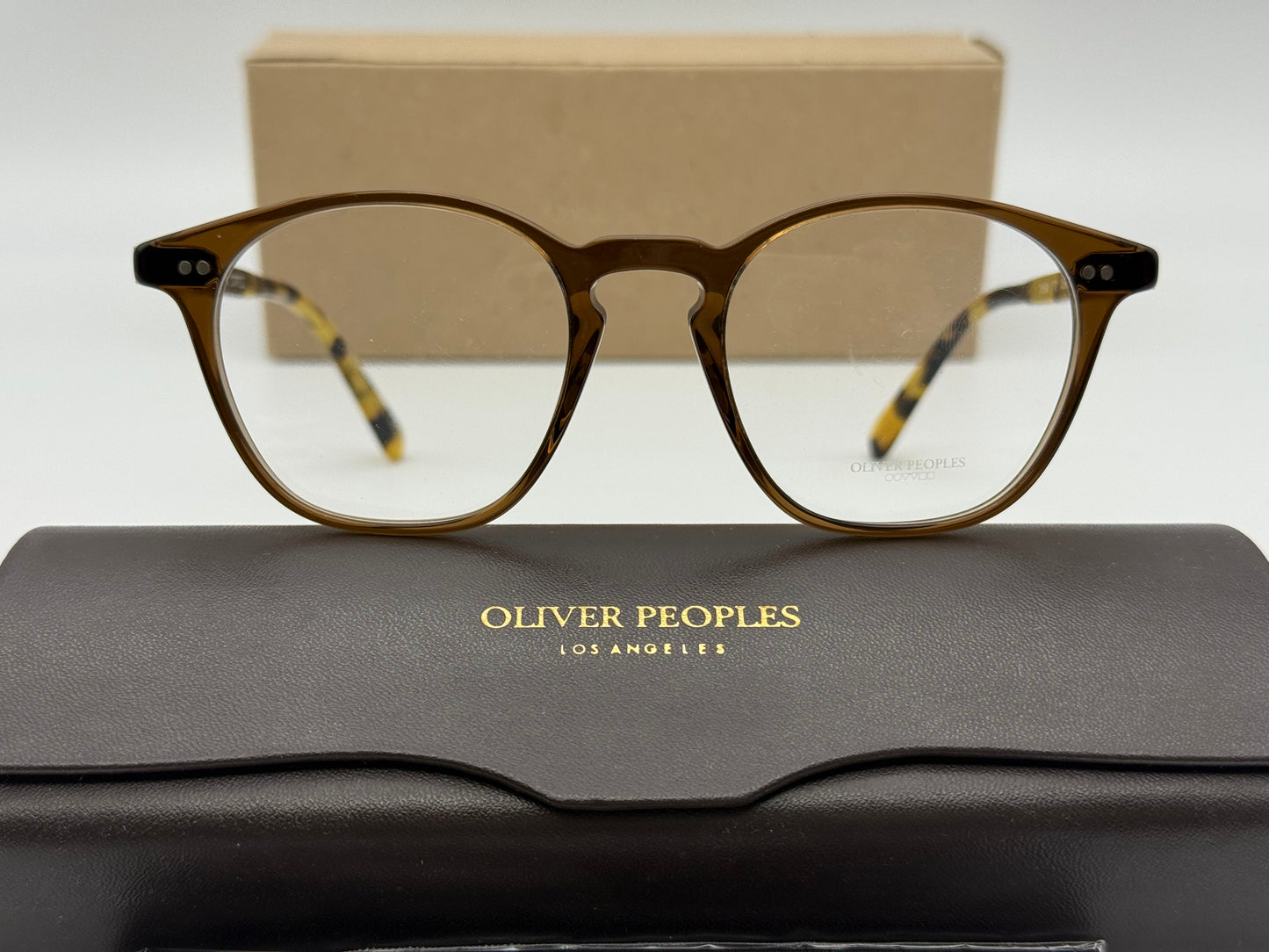 Oliver Peoples Ronne 48mm Eyeglasses OV 5533 1770 Espresso YTB Italy