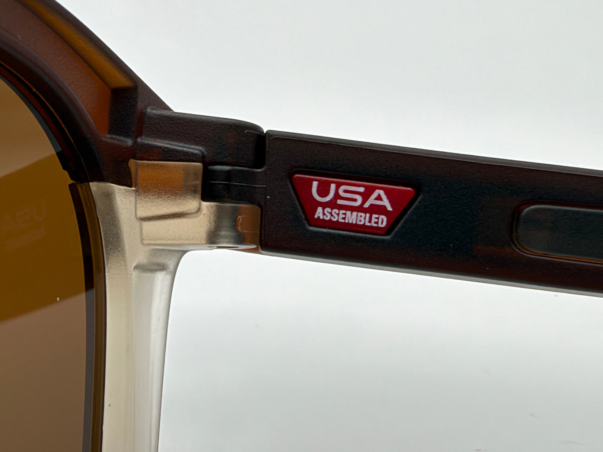 Oakley HSTN SQ 54mm OO 9533 0354 Matte Rootbeer / Prizm Tungsten Lens NEW