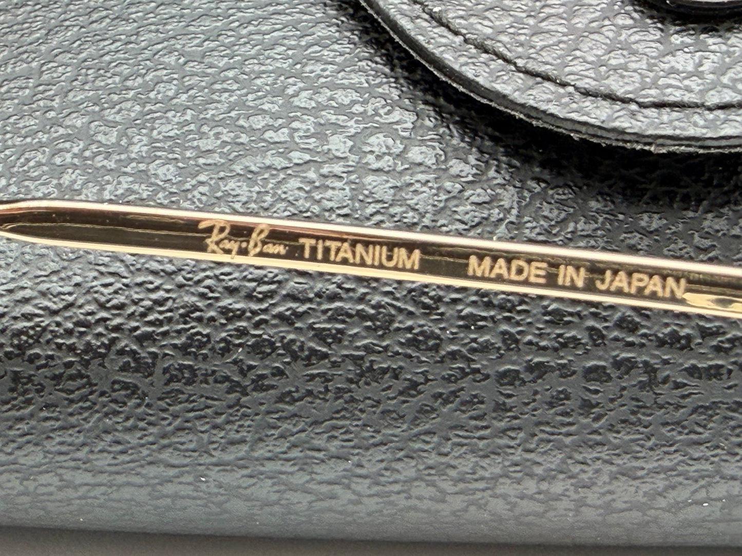 Ray-Ban Caravan Titanium 58mm 23K Gold Plated Frames / Polarized Glass Lens RB 8136 9143 Made in Japan NEW