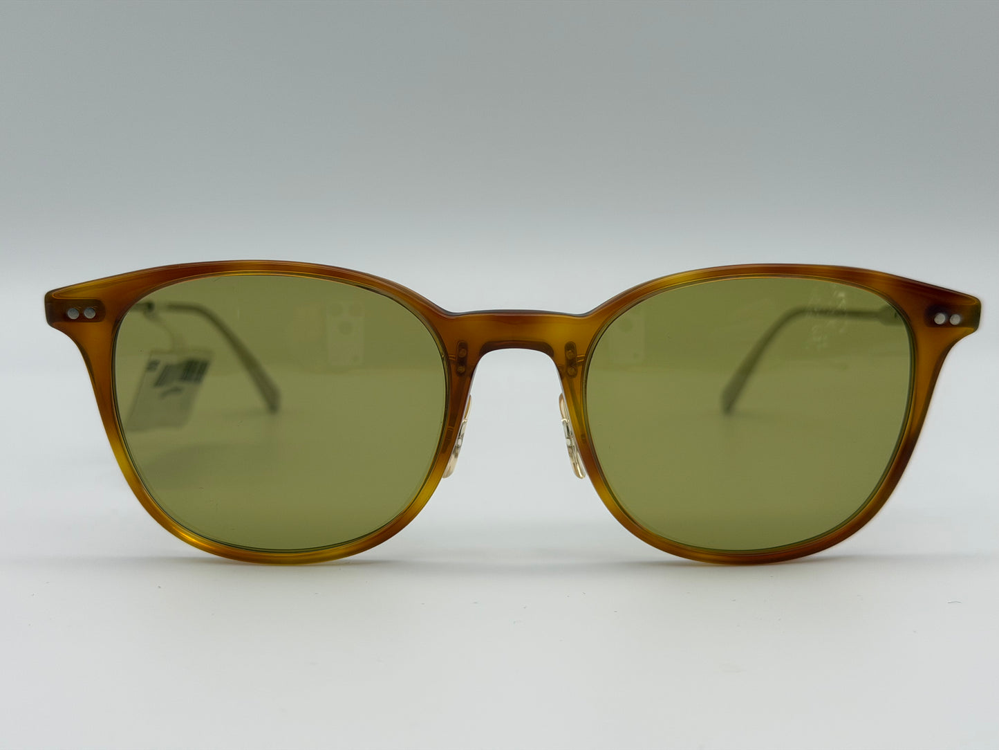 Oliver Peoples Gerardo 51mm OV 5482S 14084C Vintage LBR/Brushed Silver Green Photochromic Vintage Sunglasses Missing Box