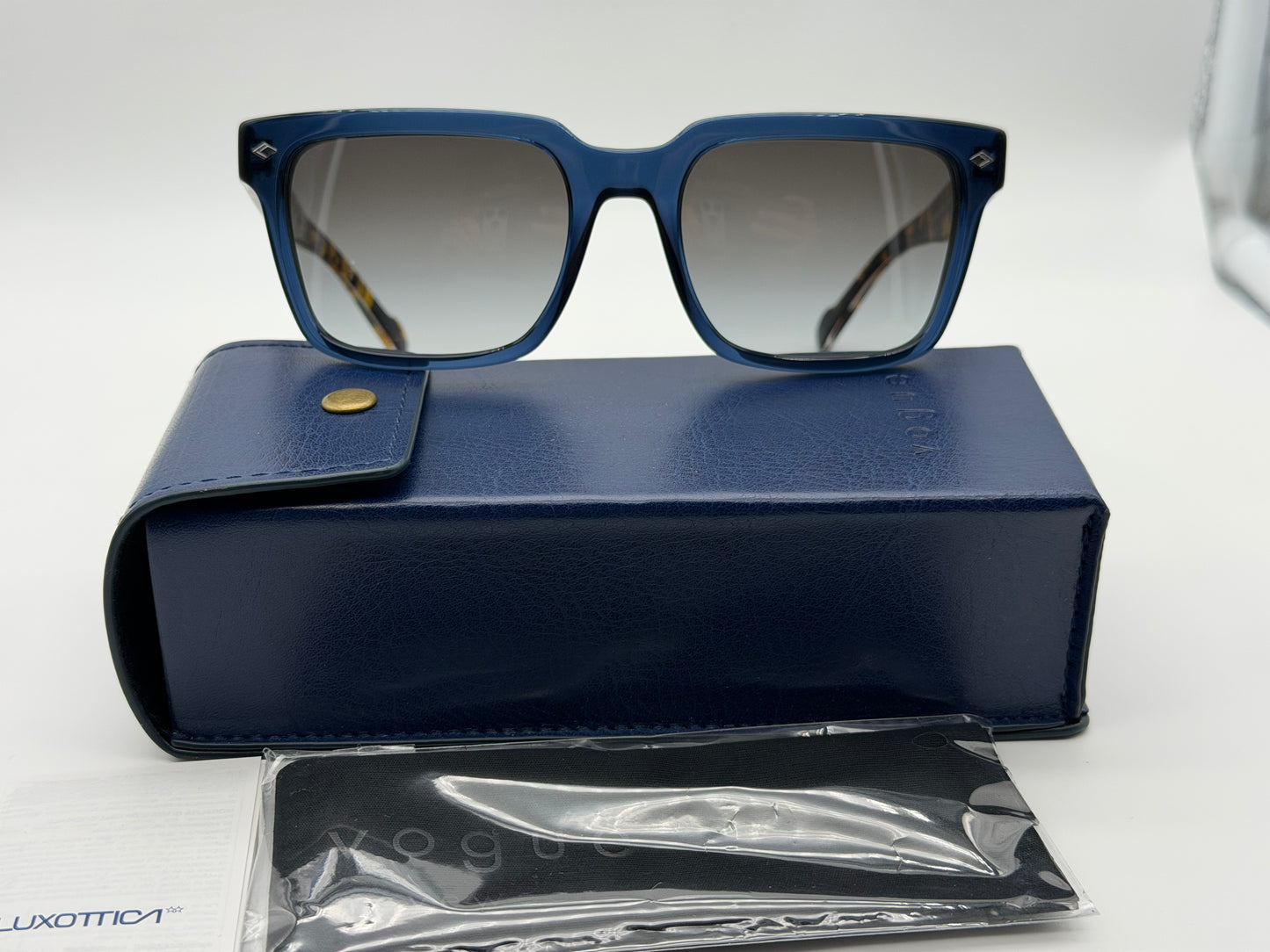 Vogue VO 5573 55mm Transparent Blue / Gray Gradient 31438G NEW
