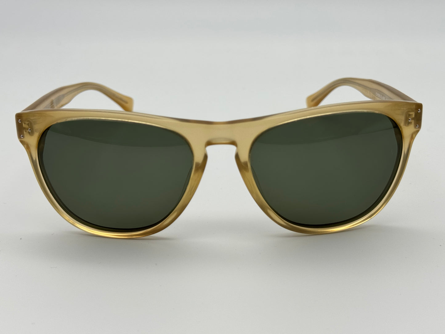 Oliver Peoples Daddy B. 58mm polarized beige made in Japan Preowned