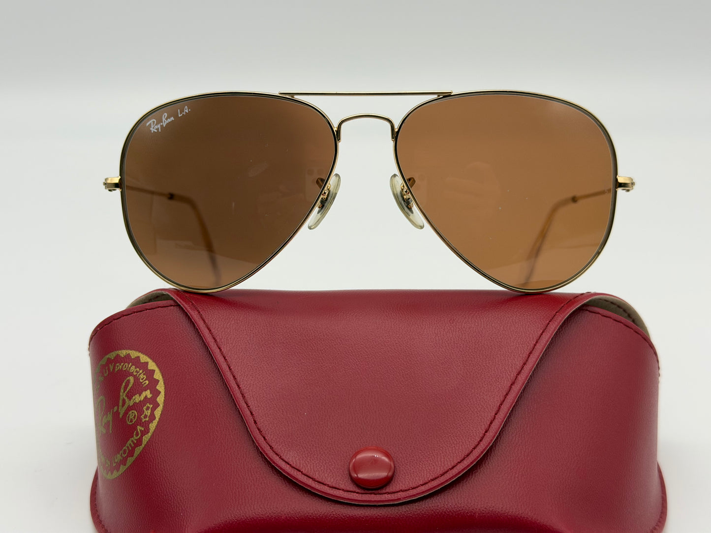 Ray-Ban Aviator L.A. Light Adaptive 58mm RB 3025 001/41 Preowned