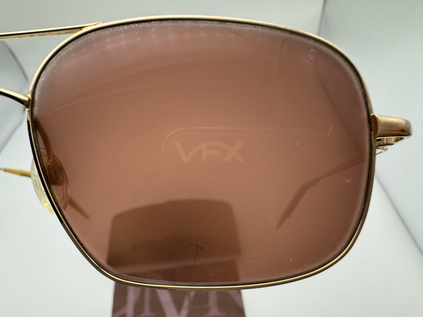 Oliver Peoples Victory 58 Gold Cognac Gold VFX Photochromic Twenty Years Japan Preowned Rare