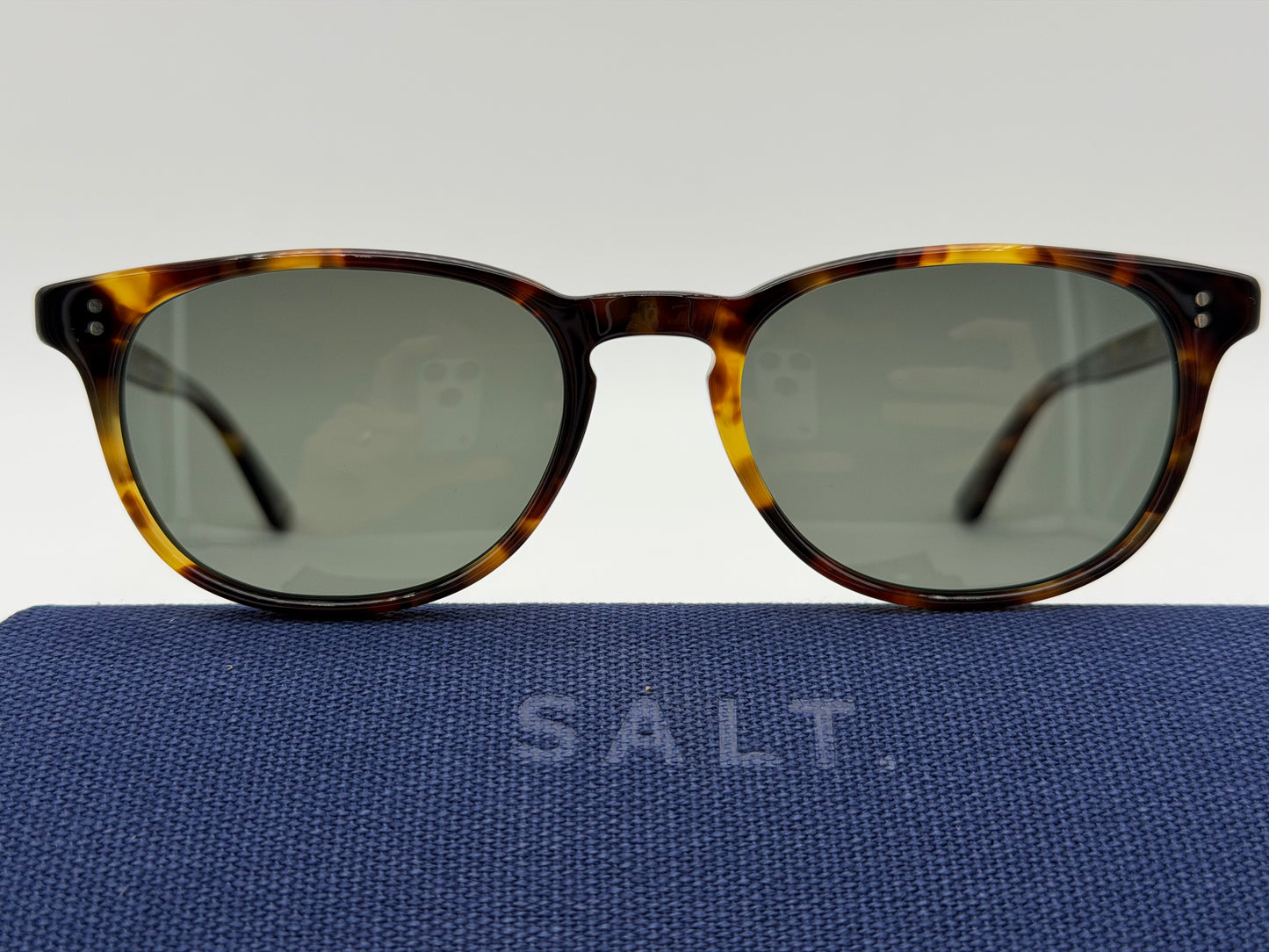 Salt Optics Pierce 51mm G-15 Polarized / Antique Leaves Tortoise Frame Japan NEW