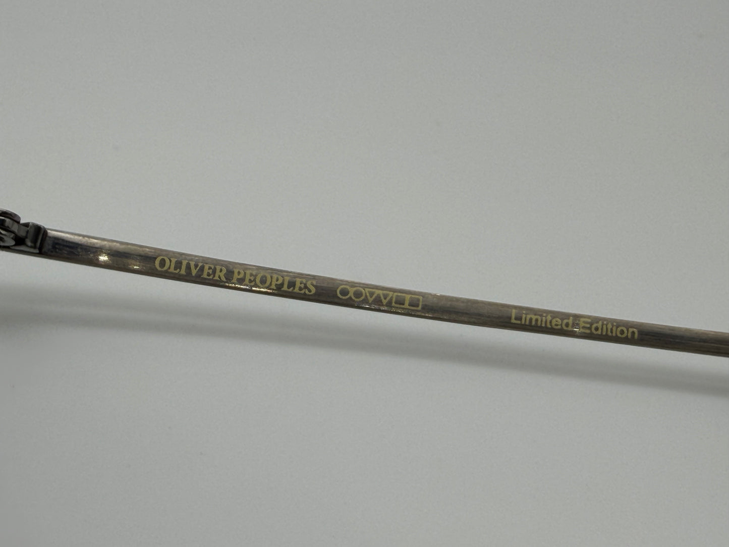 Oliver Peoples Executive I 48mm OV 1172 ST 1465 / Matt Black / Blue Titanium Limited Edition Japan Preowned