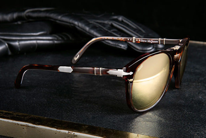 Persol 714 Steve McQueen 54mm Havana  24k Gold Plated Limited Edition PO 0714SM 24 / AM NEW
