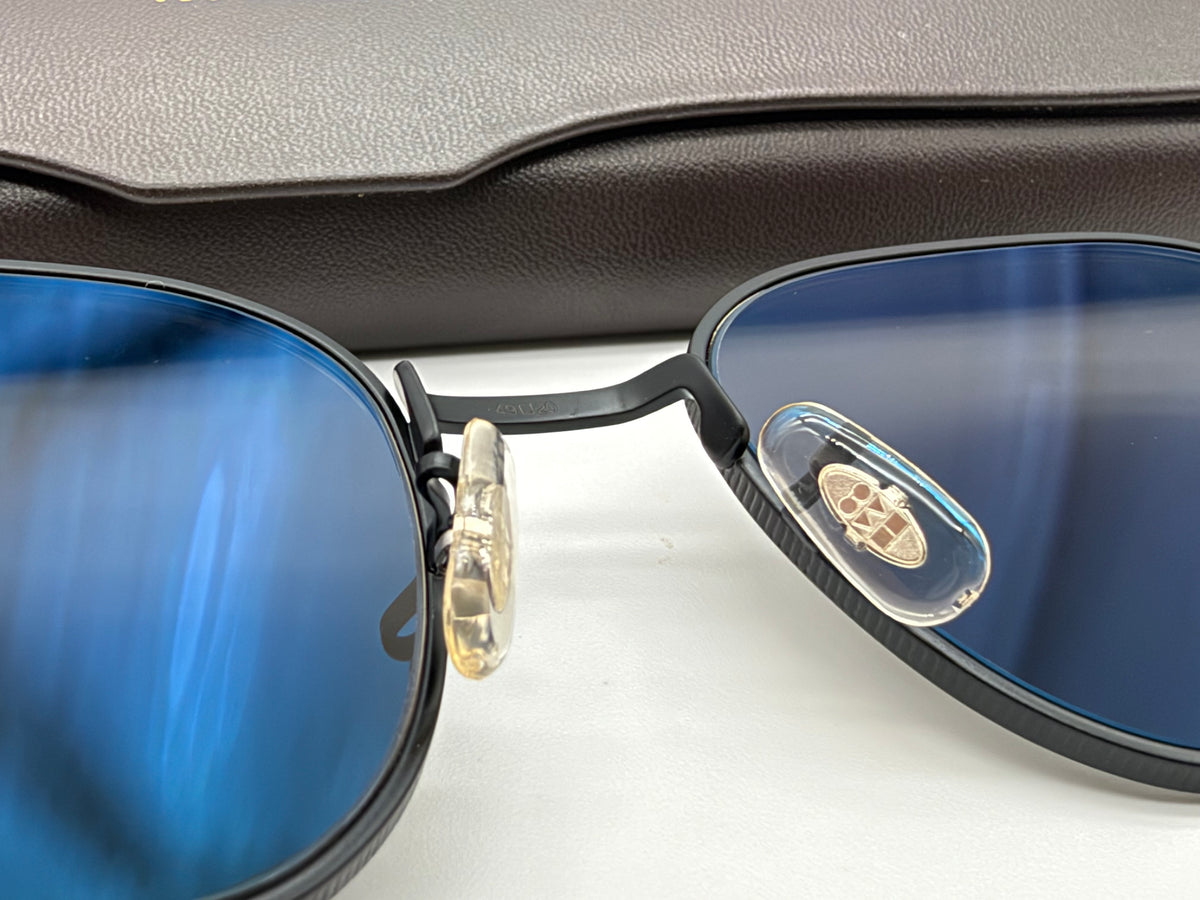 Oliver Peoples Rynn 49mm Matte Black Titanium  / Gray Goldtone OV1329ST 501739 Japan NEW