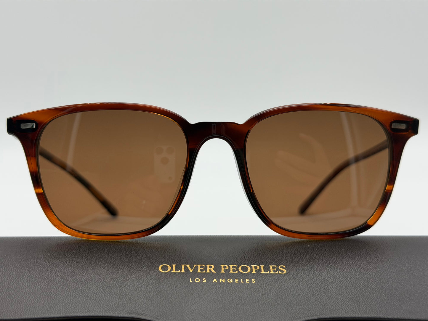 Oliver Peoples Laedin 52mm Morado Tortoise / Terra Polarized Crystal OV 5614 Japan NEW