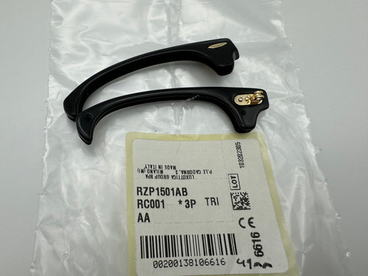 Genuine Ray Ban RB3016 Clubmaster Replacement Black / Gold Front Browbars 49mm Authentic NEW
