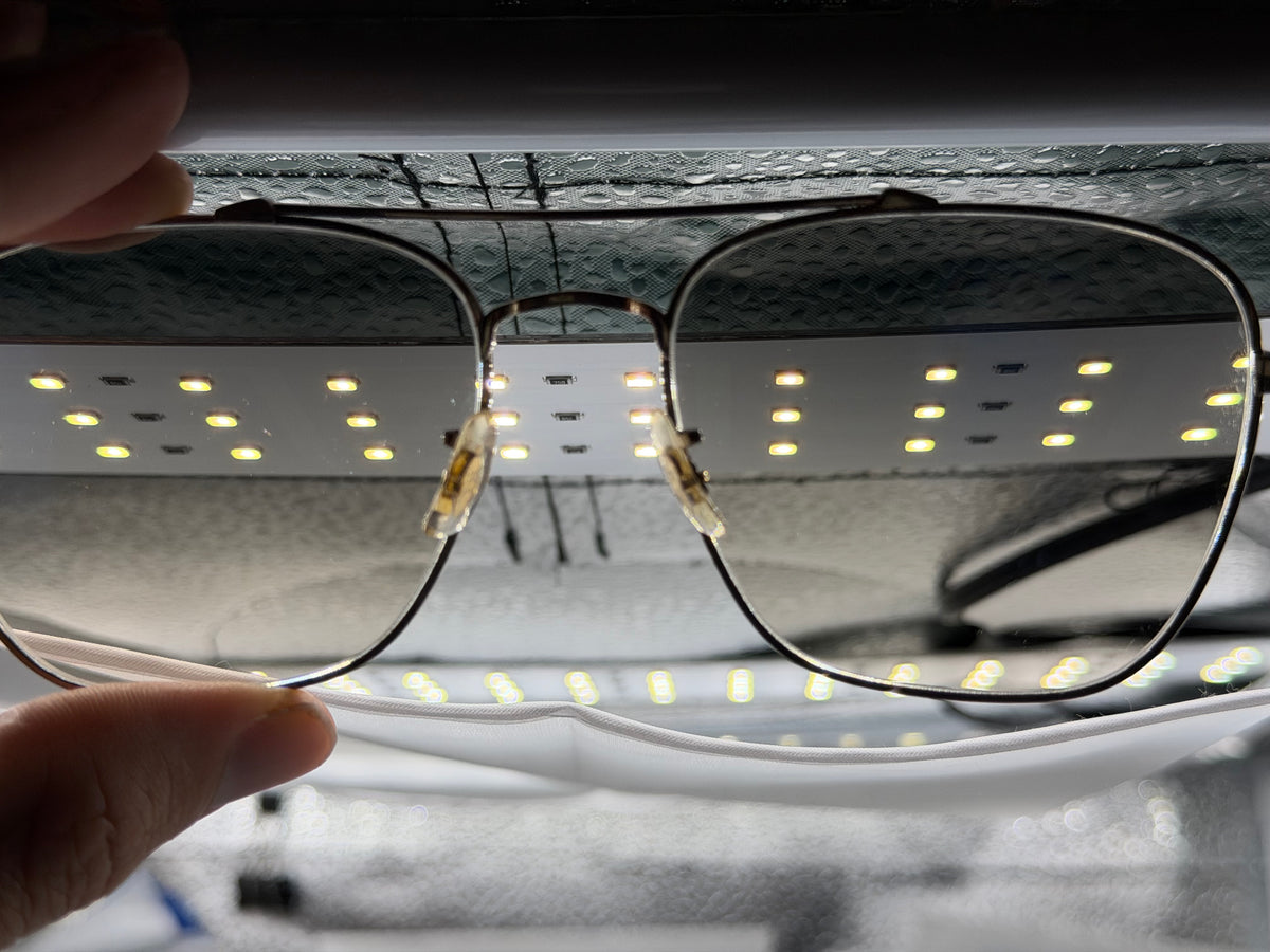 Oliver Peoples Marsan 55mm Brunello Cucinelli Brushed Gold / Shale Gradient Titanium OV 1322 ST 525232 Japan Preowned