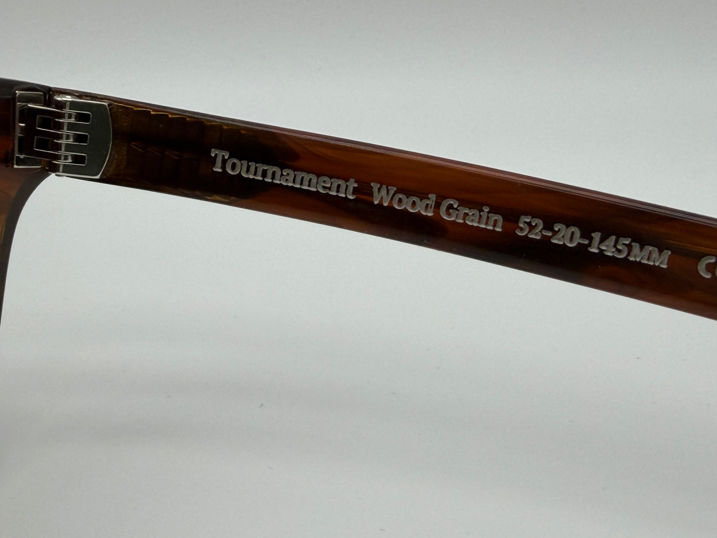 American Optical Tournament 52mm Woodgrain / Calobar Green AO Light Nylon