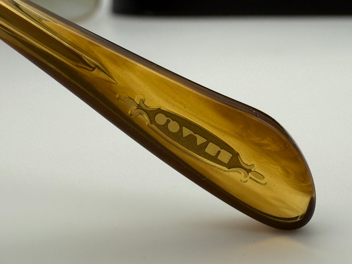 Oliver Peoples Sanford 57mm OV 1130 S Gold / Chrome Amber Photochromic 5132 / 85 Japan Missing Box