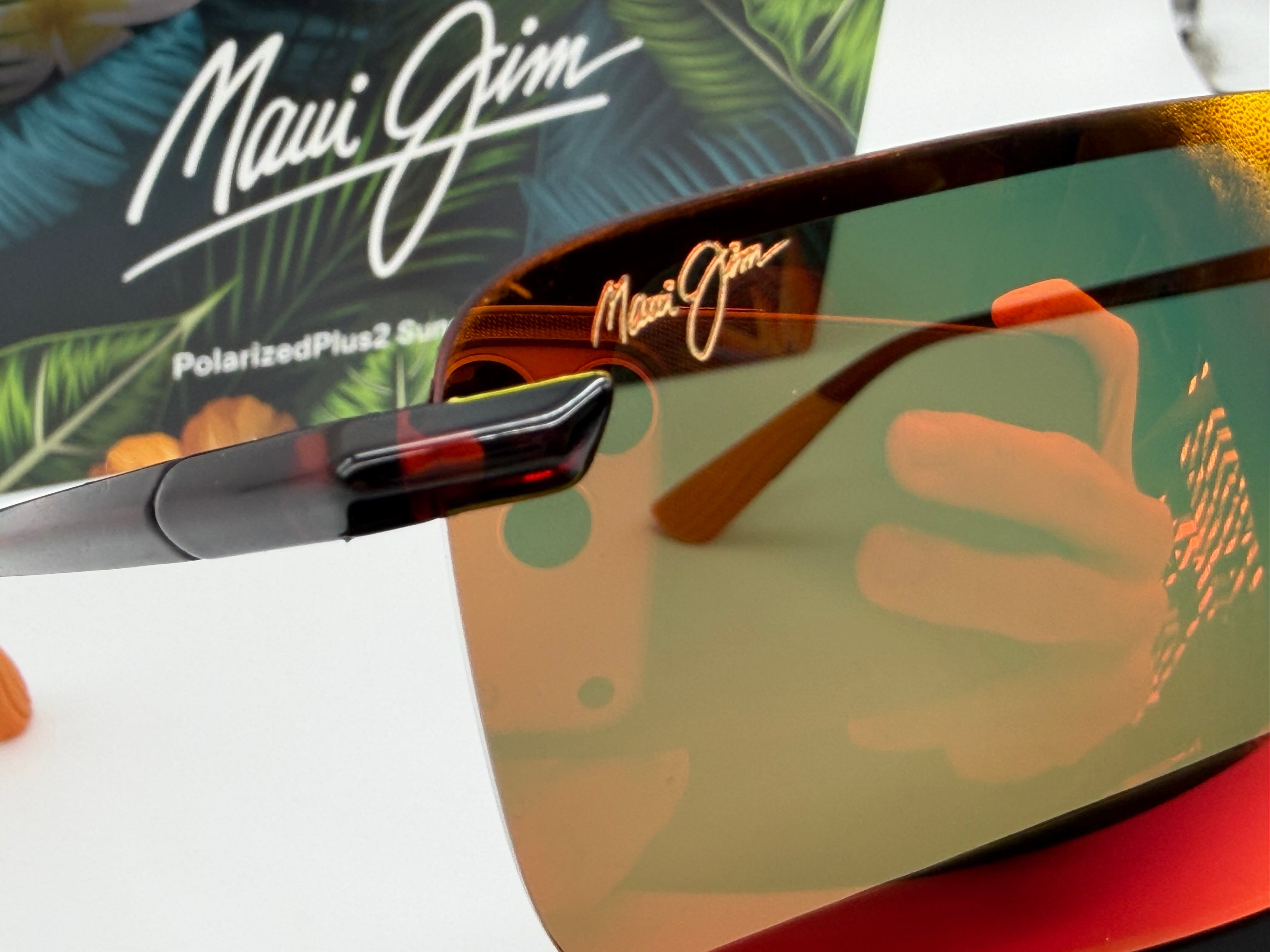 Maui Jim Laulima 61mm Shiny Red Havana Hawaii Lava MJ0626S Japan