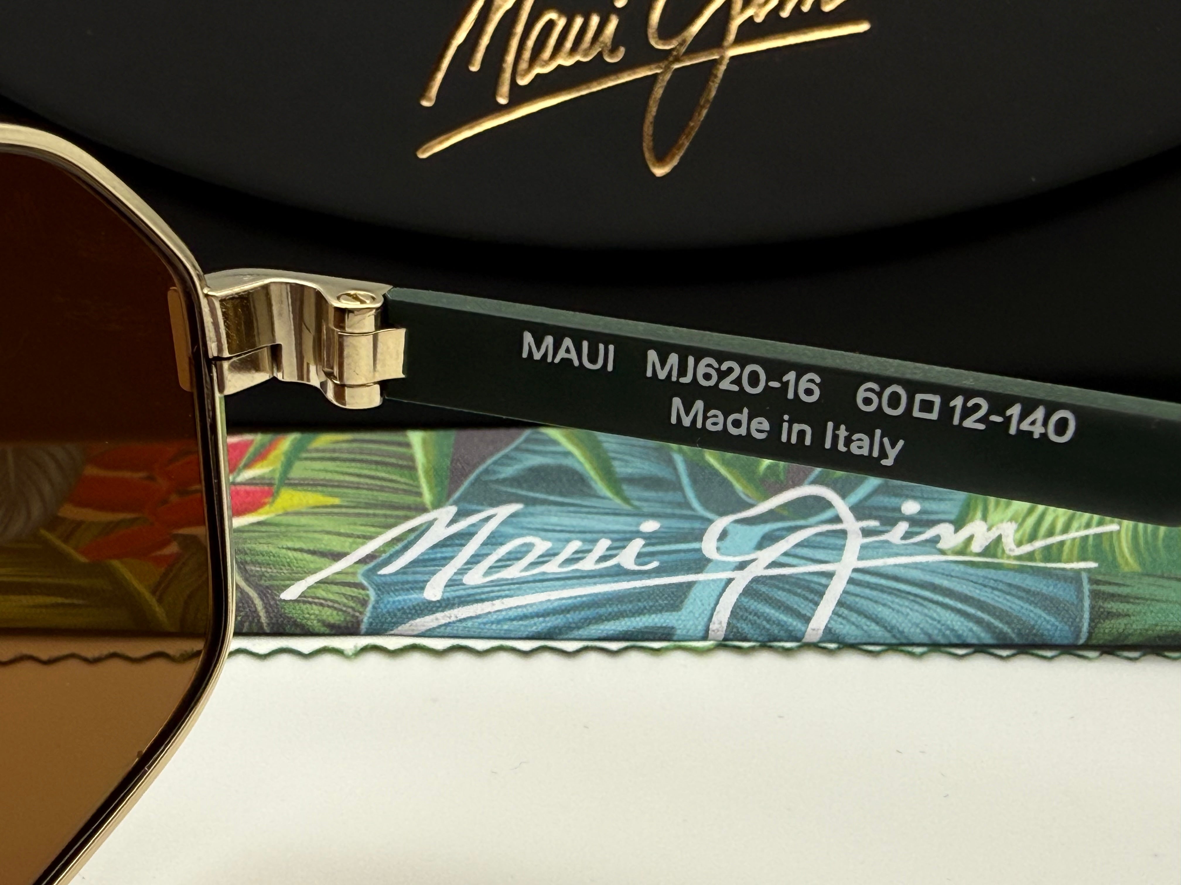 Maui Jim Keawawa 60mm Shiny Gold / Dual Mirror Gold to Silver MJ
