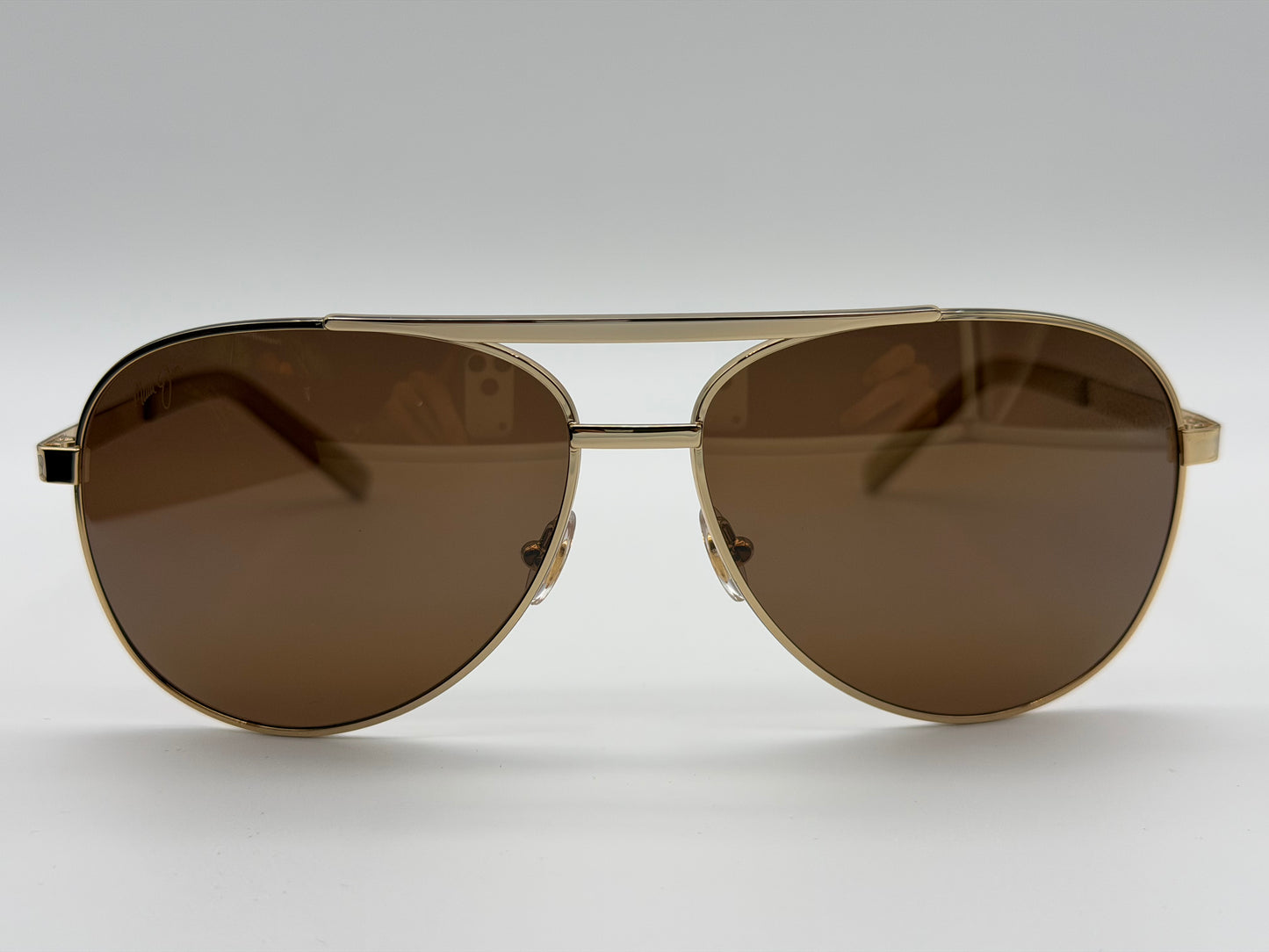 Maui Jim Seacliff 61mm Aviator Gold / HCL Bronze MJ 0831 Italy NEW