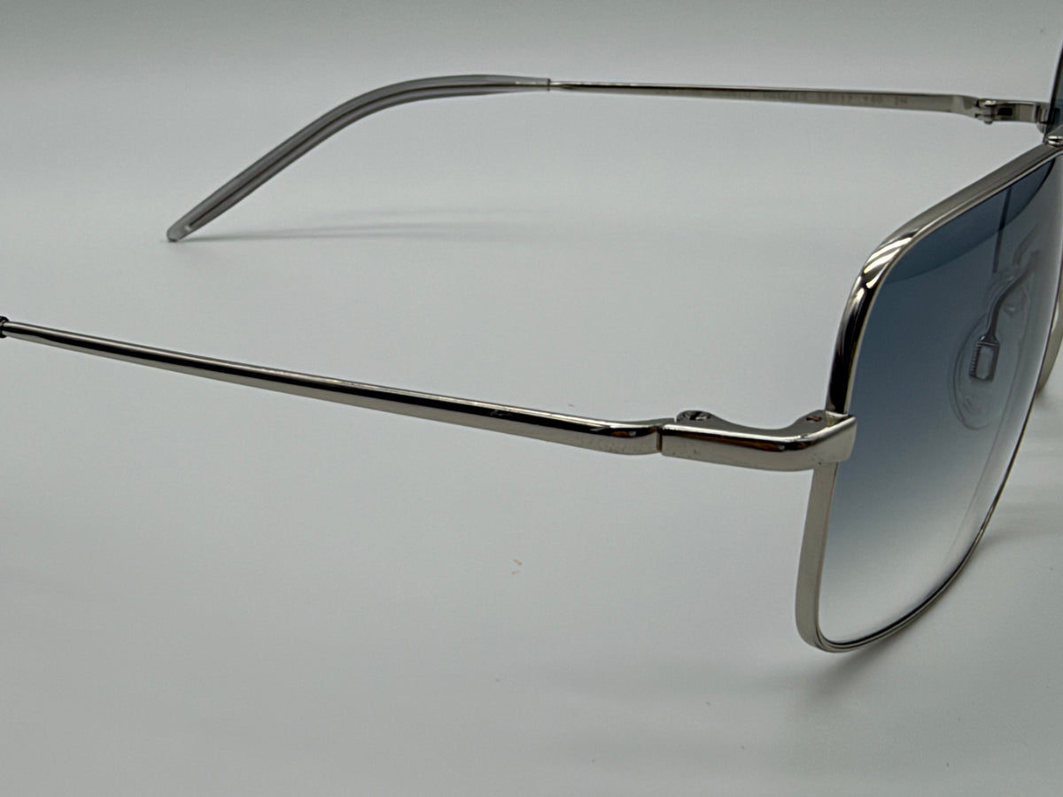Oliver Peoples Victory II 55mm Silver Metal / Ocean Gradient Crystal Glass OV 1373 503670 Italy Missing Box
