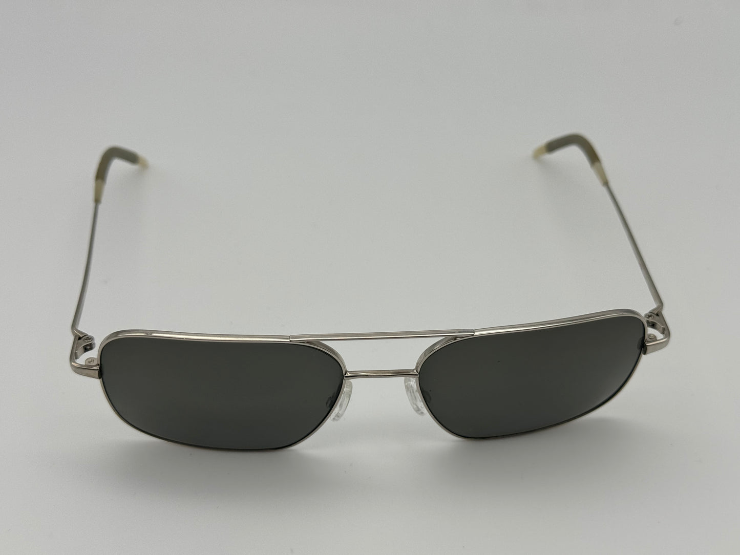 Oliver Peoples Victory 58mm Silver VFX Polarized Twenty Years Japan Rare Preowned