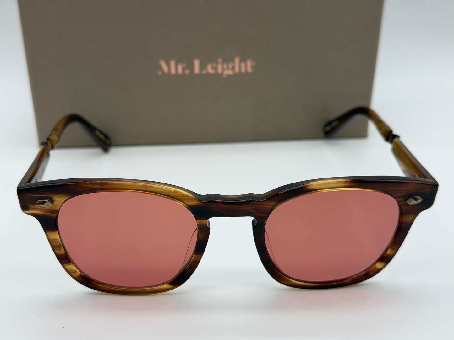 Mr. Leight Hanalei S 45mm Koa / Antique Gold w/ Azalea Lenses Japan NEW