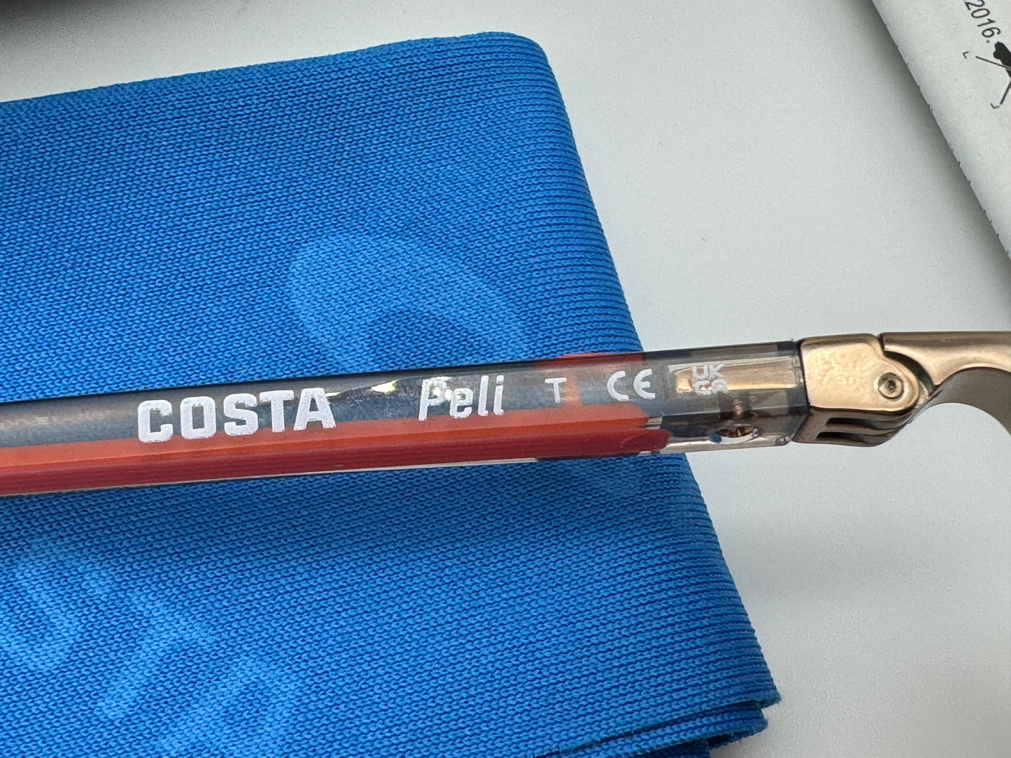 Costa Peli 57mm Shiny Rose Gold / Copper Silver Mirror Polarized 580P Polycarbonate Lens NEW