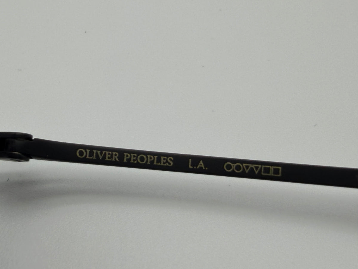 Oliver Peoples Watts 49mm Matte Black / G15 OV 1223 ST titanium 501771 Japan Preowned