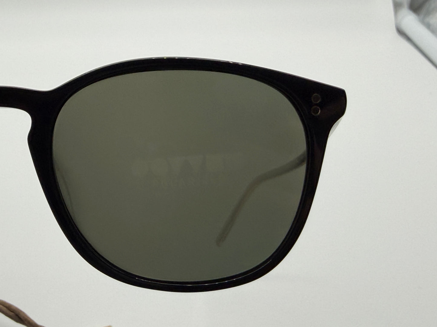 Oliver Peoples Finley Vintage Sun 49mm OV 5397SU 1005P1 Black Crystal - G 15 Polarized Sunglasses Italy Missing Box