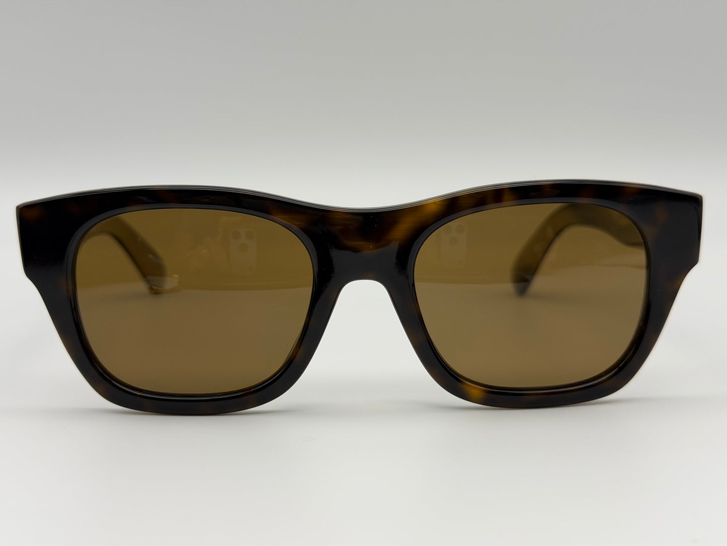 OLIVER PEOPLES Keenan 51mm Square Sunglasses 362 Horn / Brown Polar NEW