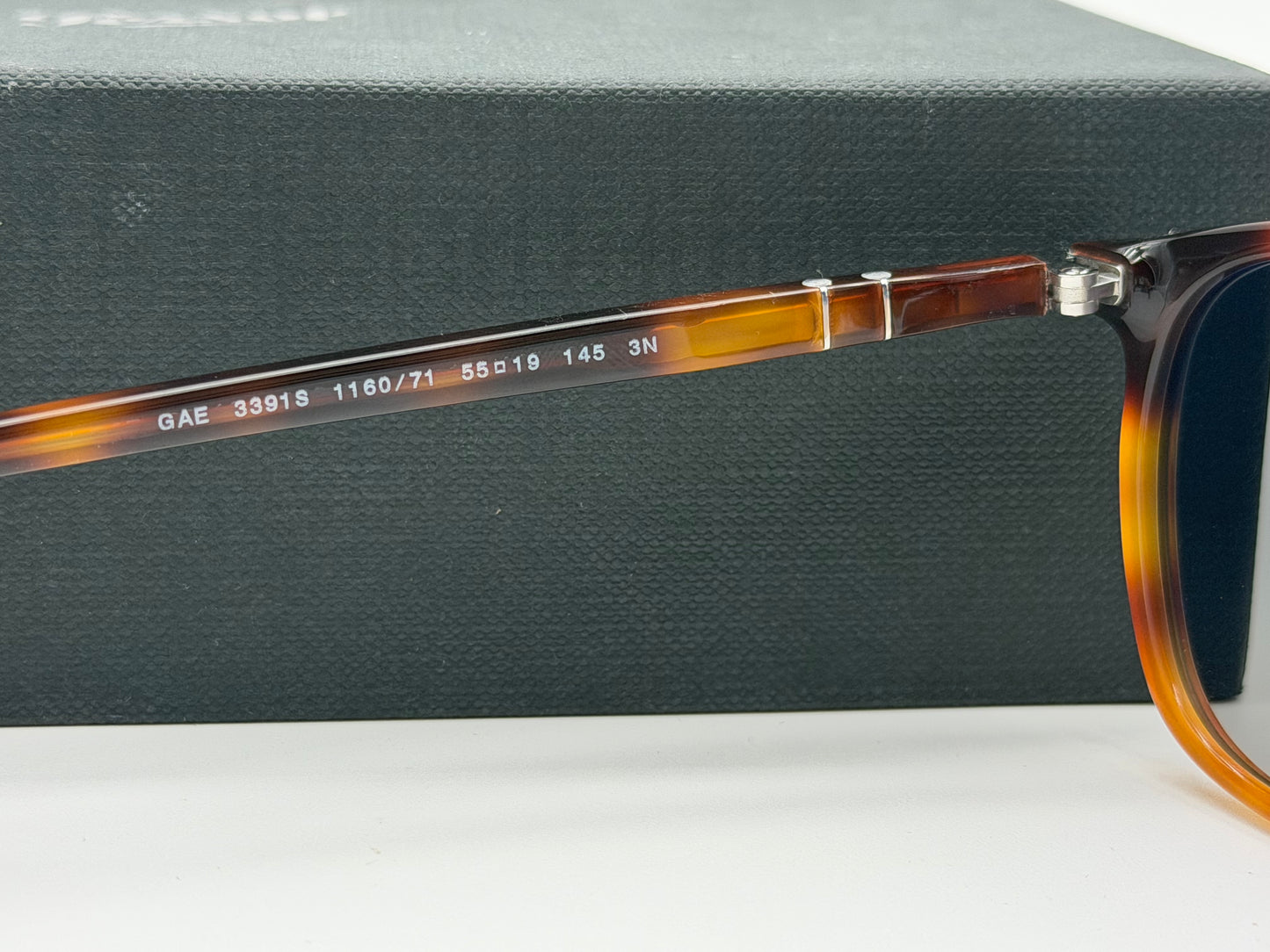 Persol GAE PO 3391 55mm Gradient Havana / Gradient Gray Crystal 116071 Itlay NEW