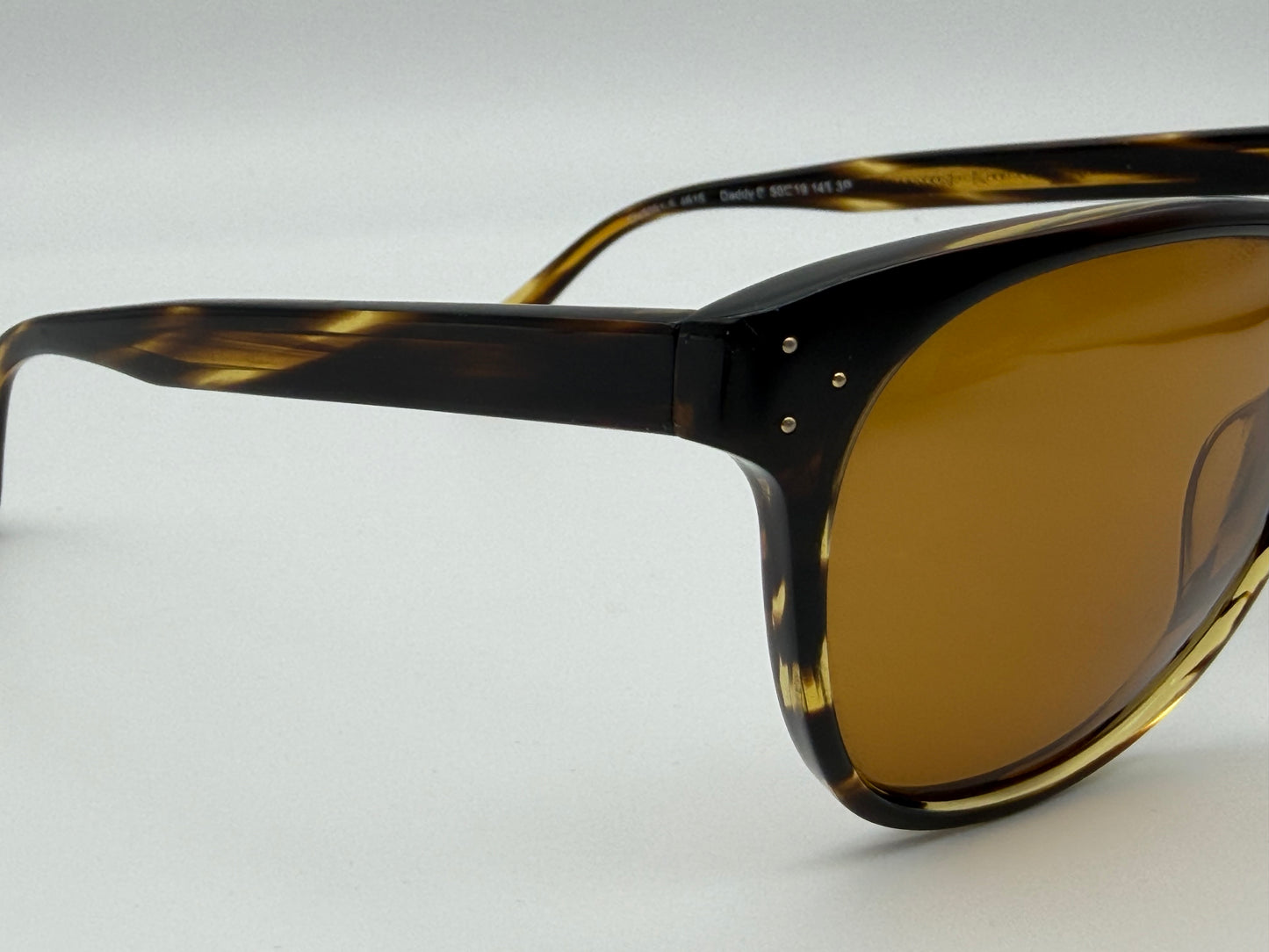 Oliver Peoples Daddy B 58mm Cocobolo Brown Polarized Sunglasses OV5091S 4815 Japan Preowned