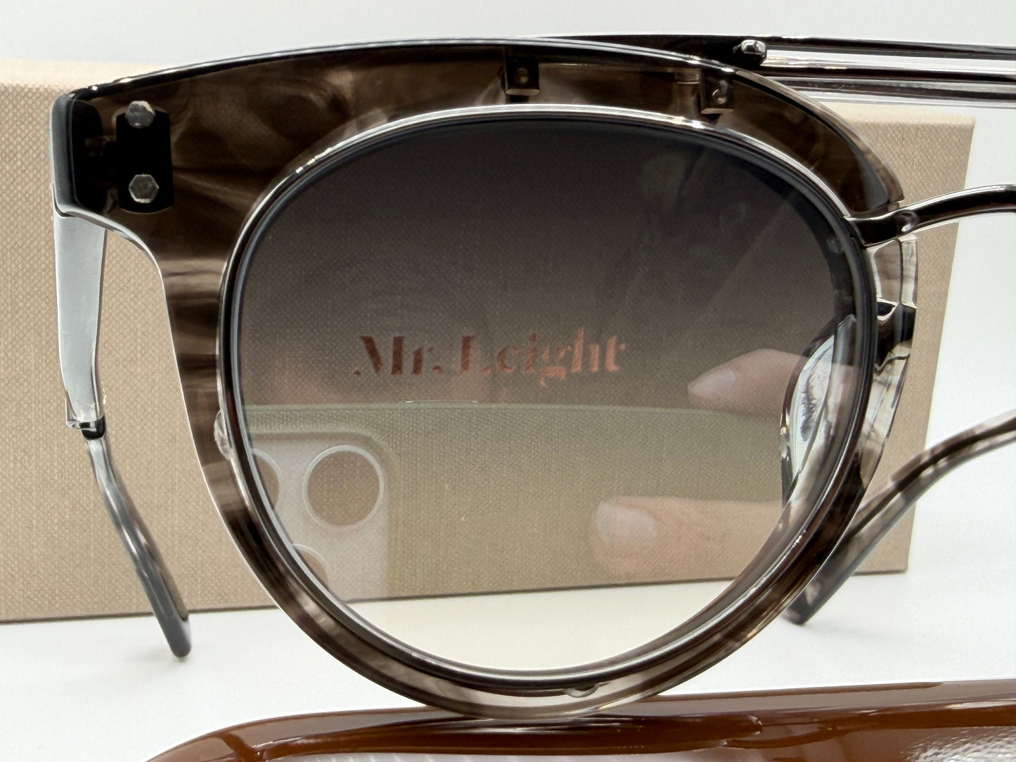 Mr. Leight Laurel S 50mm Coldwater / - Gunmetal / Alpine Japan NEW