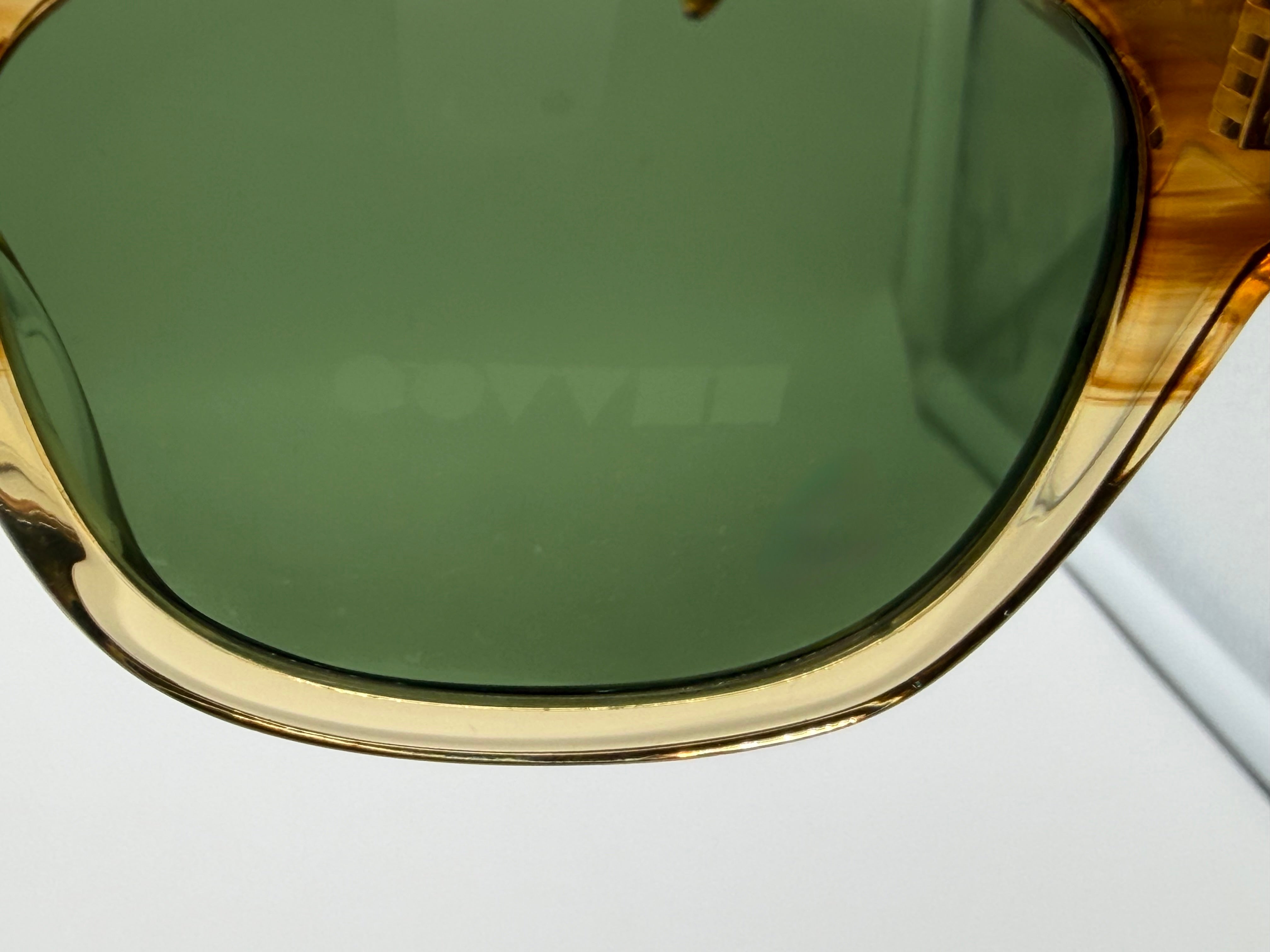 Oliver Peoples Keenan 54mm OV 5418 SU Honey VSB GREEN C Preowned